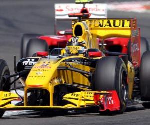пазл Роберт Кубица - Renault F1 - Сильверстоун 2010